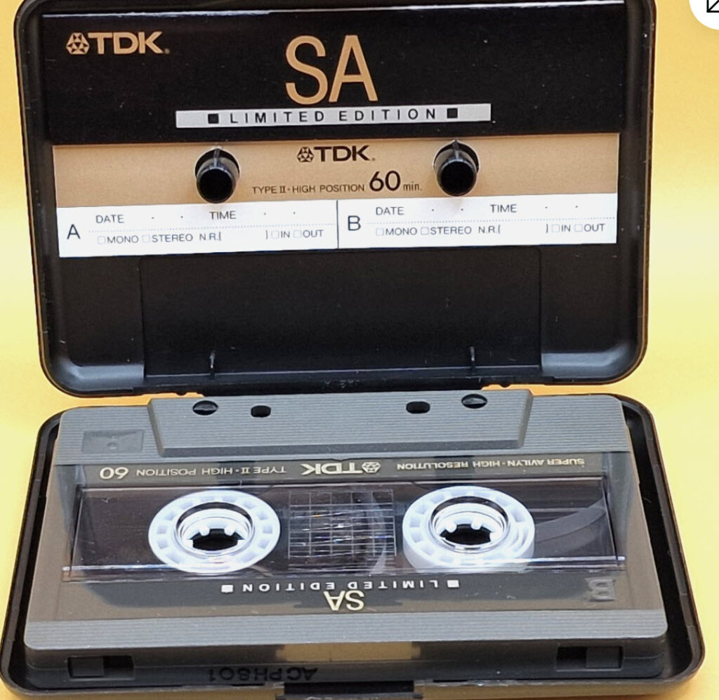 Studio that records on cassettes Audio Tapes