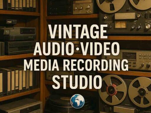 vintage audio video media recording studio