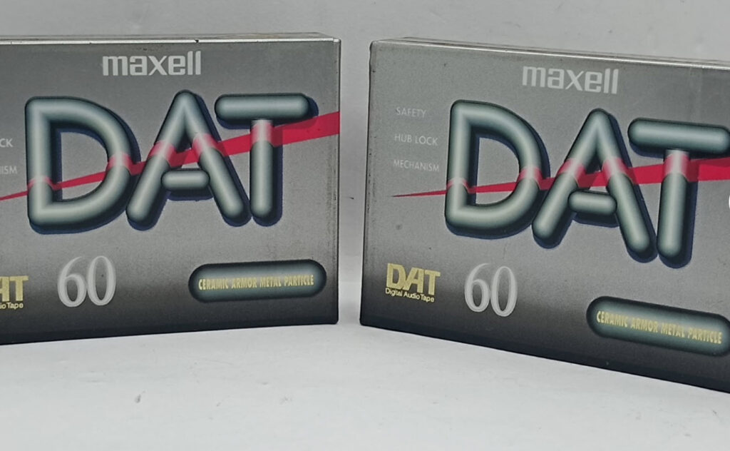Studio recording of Dat cassettes/Tapes