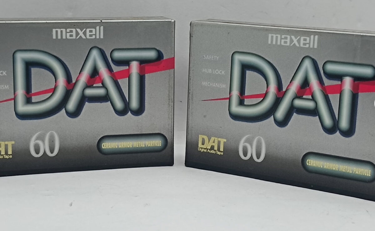 Studio recording of Dat cassettes/Tapes